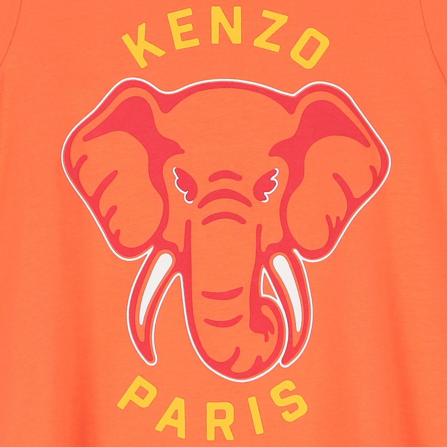 Girls Orange Elephant Logo Dress, 2, hi-res image number null