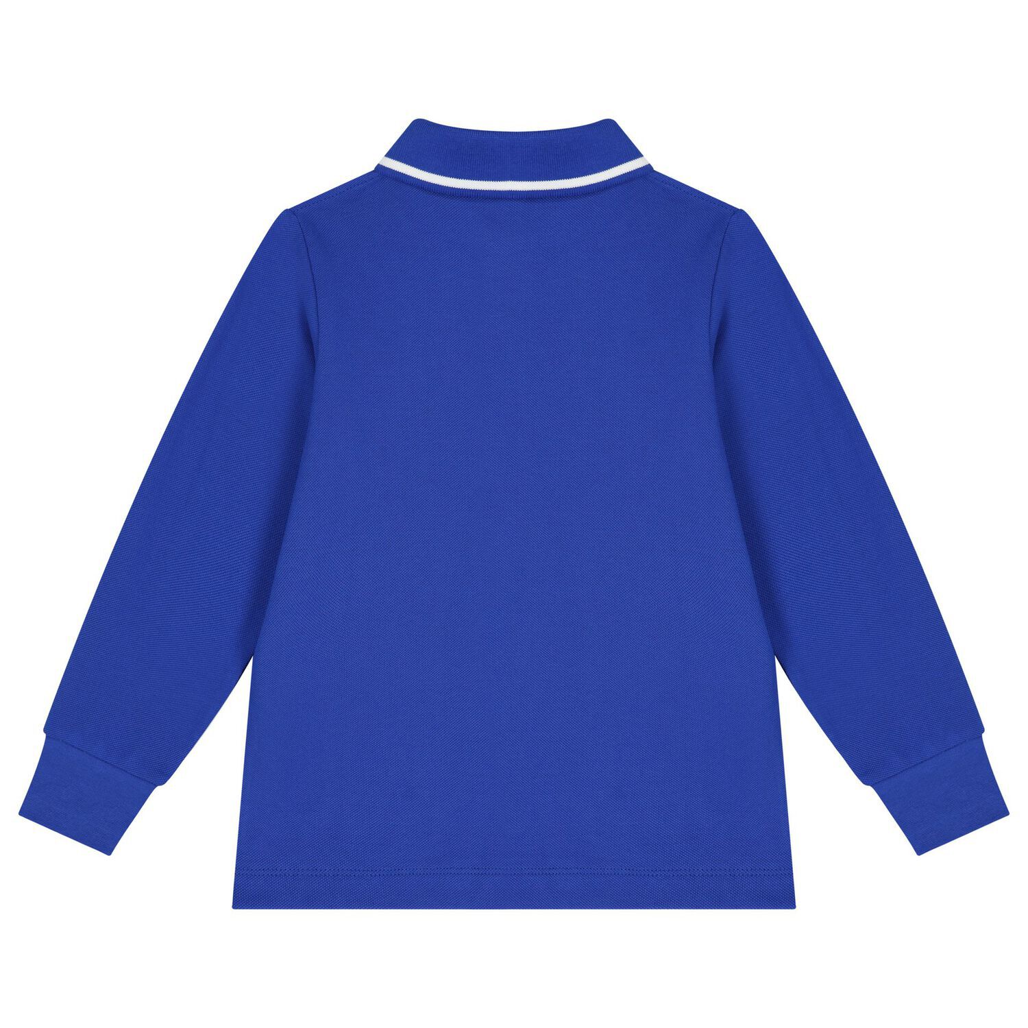 تيشيرت أولاد بولو بالشعار باللون الأزرق, 1, hi-res