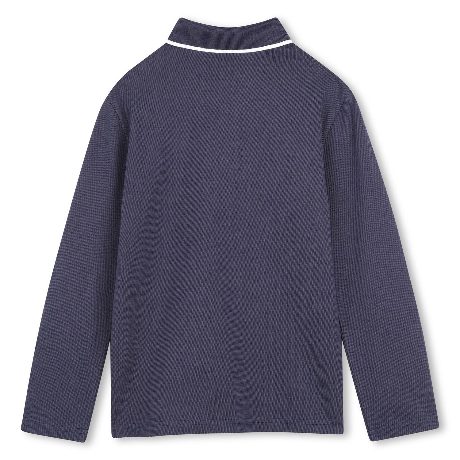 Boys Navy Blue Logo Polo Shirt, 2, hi-res