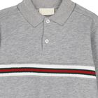 سويت شيرت أولاد بخطوط ويب باللون الرمادي , 1, hi-res