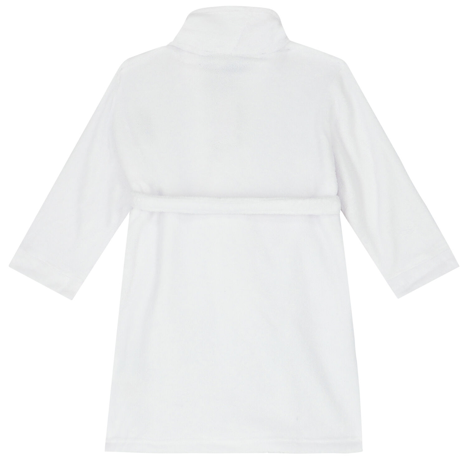 روب حمام أولاد بشعار الدب باللون الابيض, 1, hi-res image number null