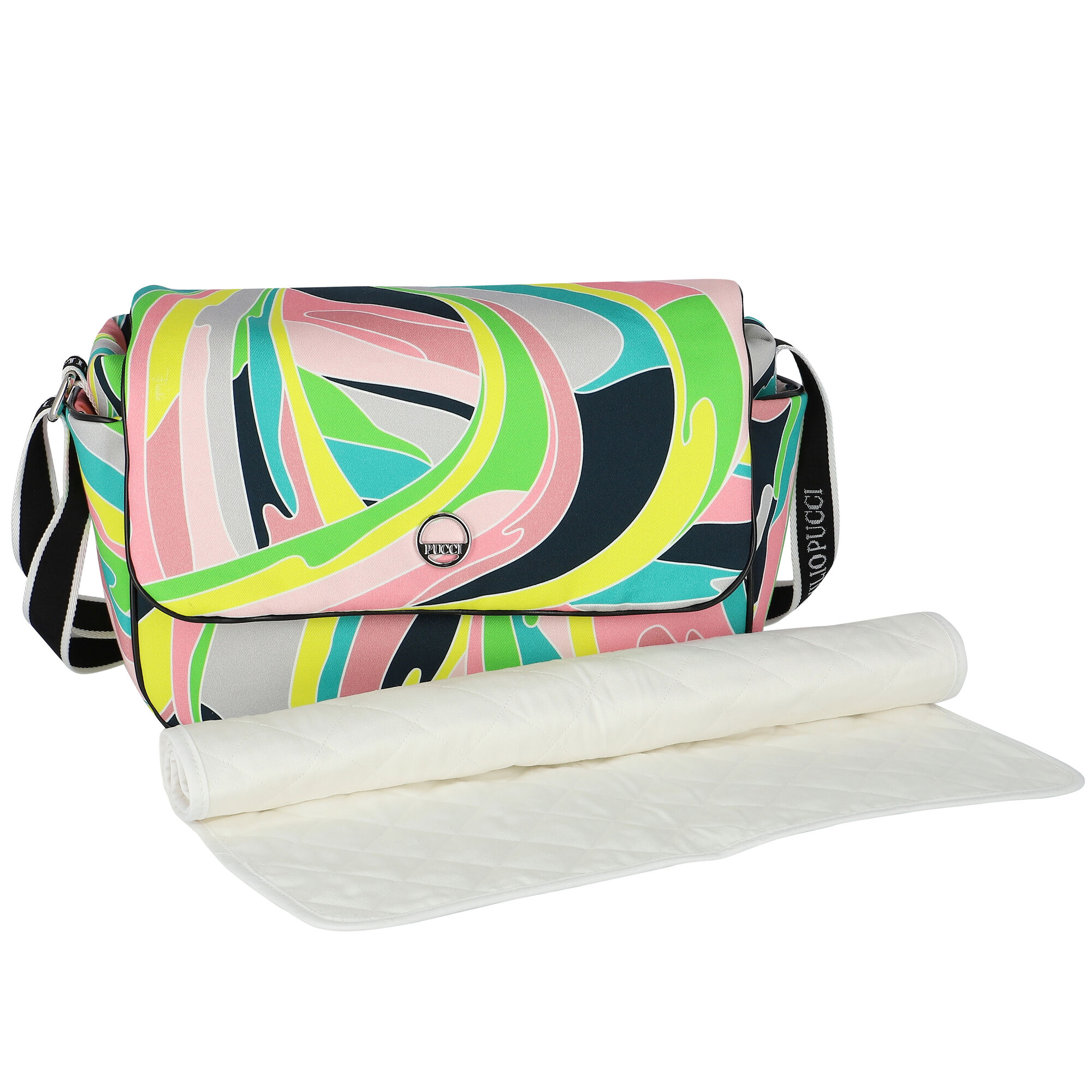 Emilio Pucci Baby Girls Multi-Colored Changing Bag | Junior Couture USA