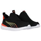 Black Kruz Sliptech Trainers , 1, hi-res