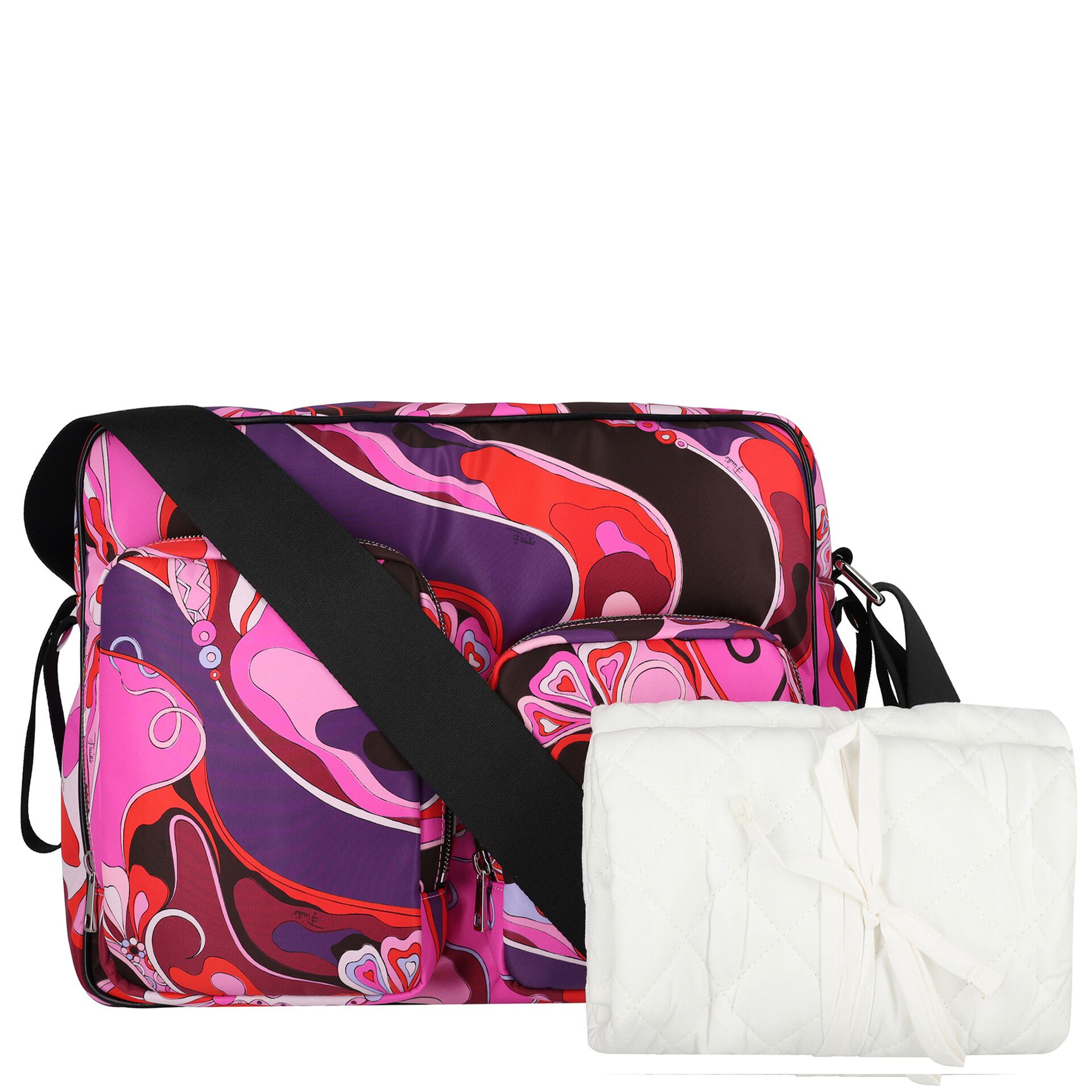 Pucci Baby Girls Multi-Coloured Orchidee Changing Bag | Junior Couture