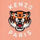 Girls Orange Tiger Logo T-Shirt Dress, 1, hi-res