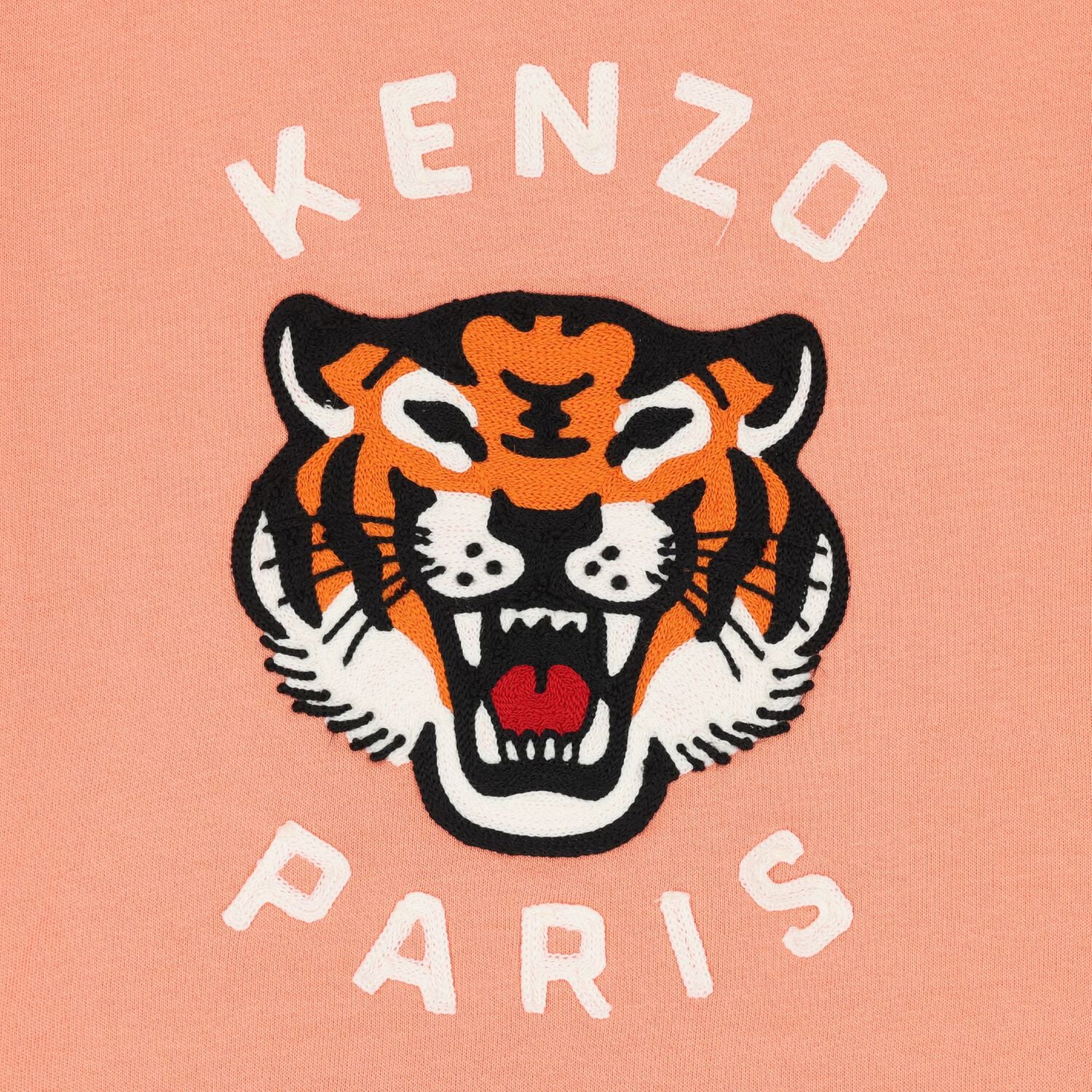 Girls Orange Tiger Logo T-Shirt Dress, 1, hi-res