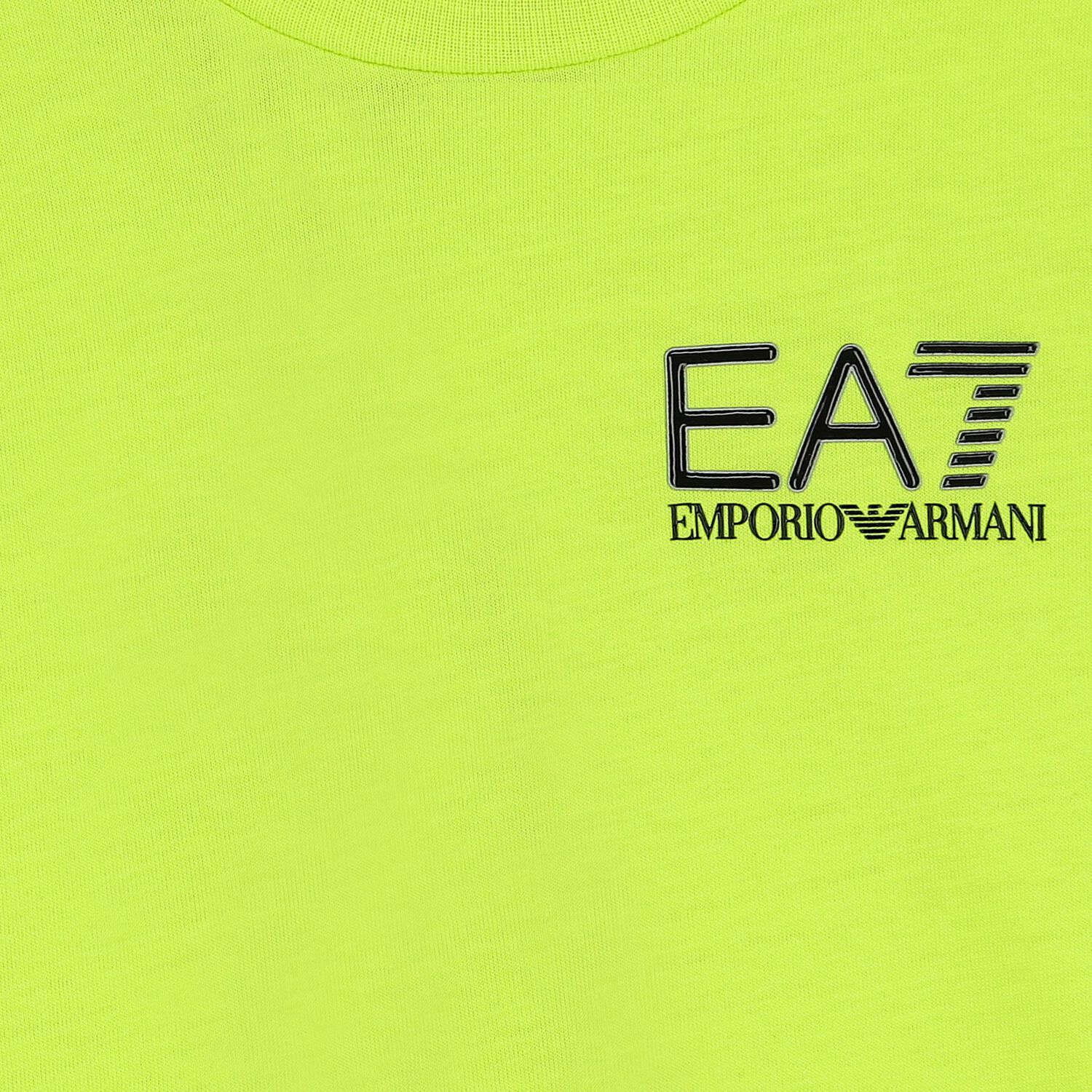 تيشيرت أولاد بالشعار باللون الأخضر, 6, hi-res