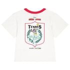 Girls White Disney T-Shirt, 1, hi-res