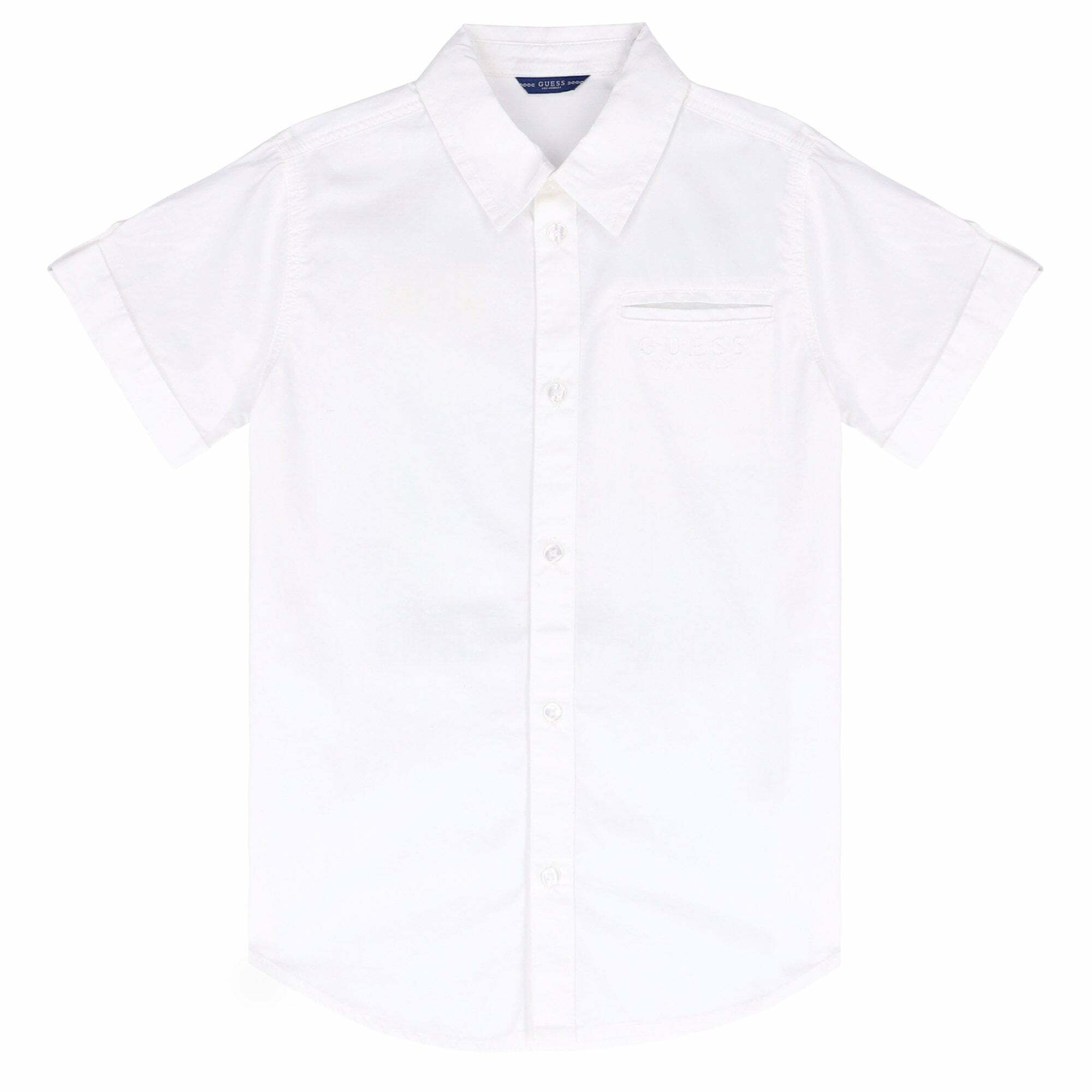 Guess Boys White Short Sleeve Shirt Junior Couture Bahrain