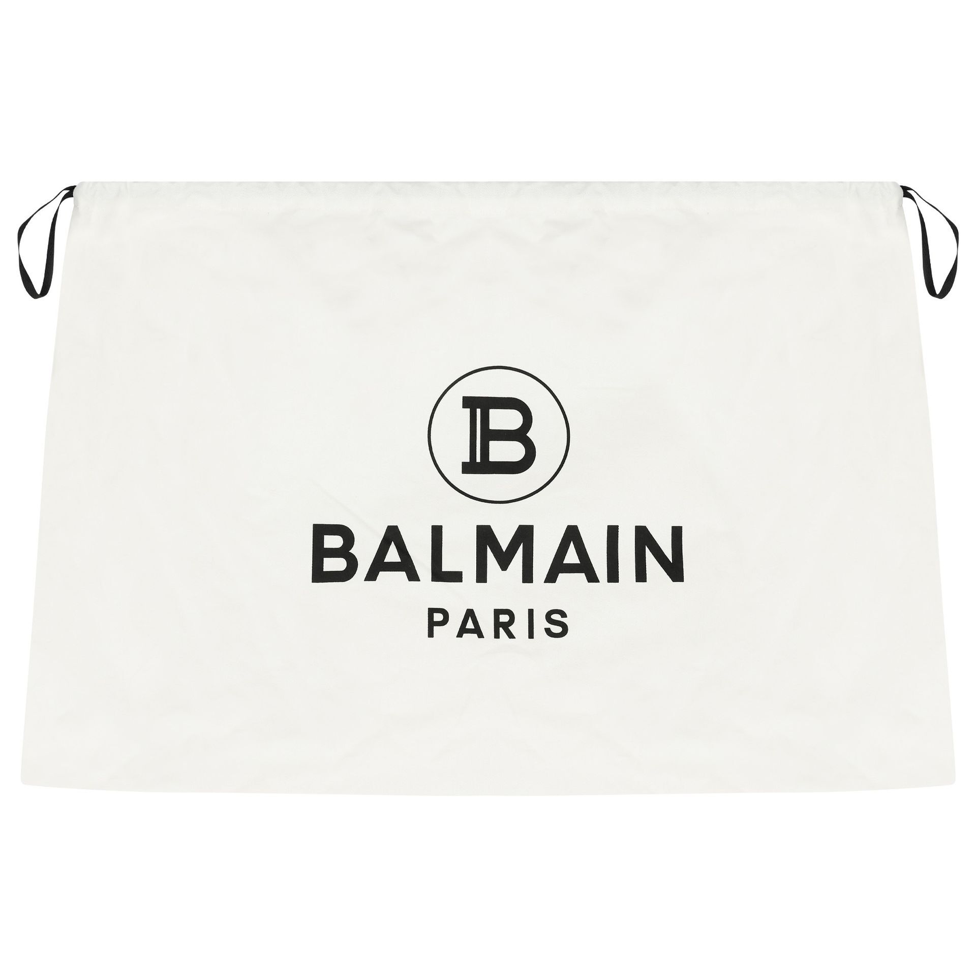 Balmain Ivory Gold Logo Baby Blanket Junior Couture