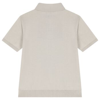 Boys Grey Polo Shirt