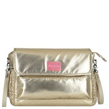 Baby Girls Gold Changing Bag