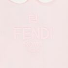 مجموعة هدايا ملابس أطفال باللون وردية وبيضاء بشعار للبنات, 3, hi-res