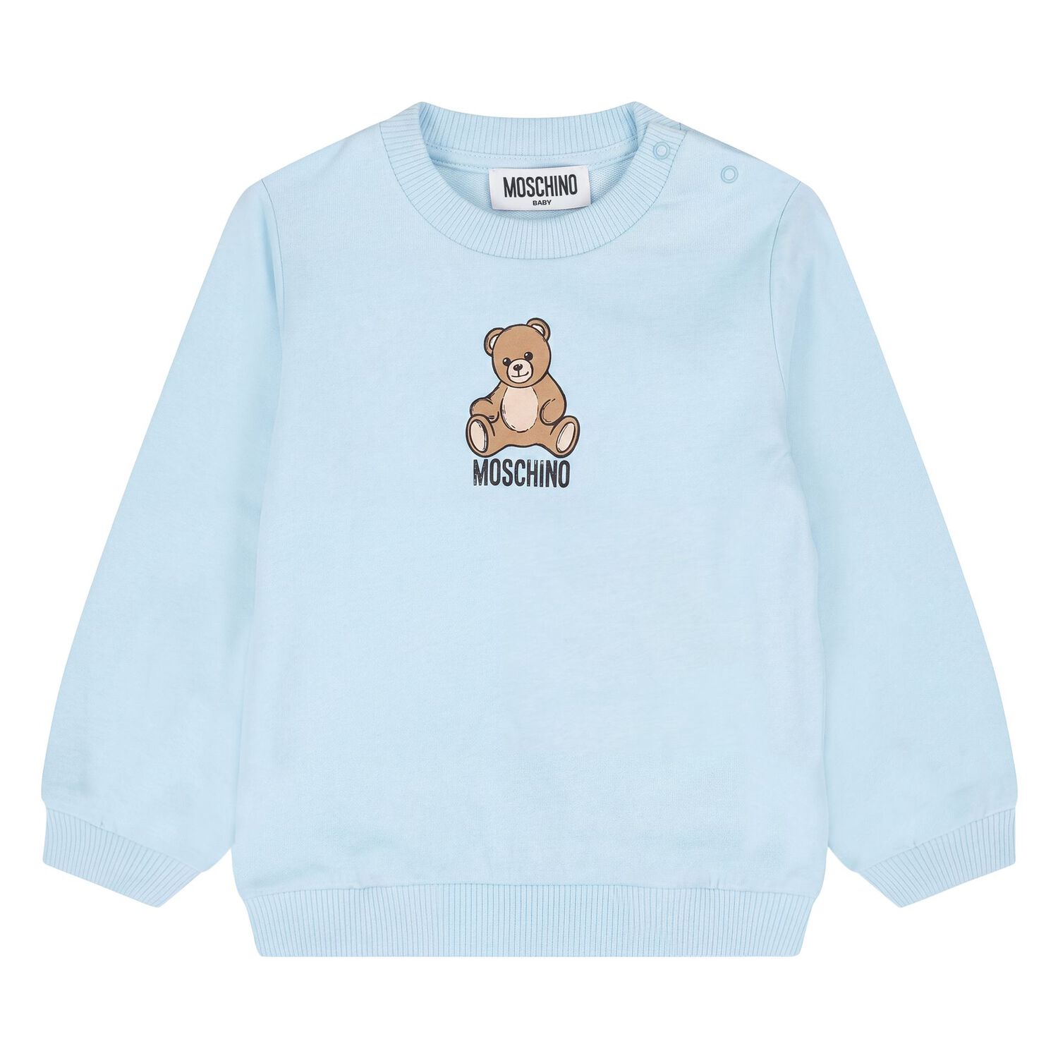 Younger Blue Teddy Bear Logo Tracksuit, 3, hi-res