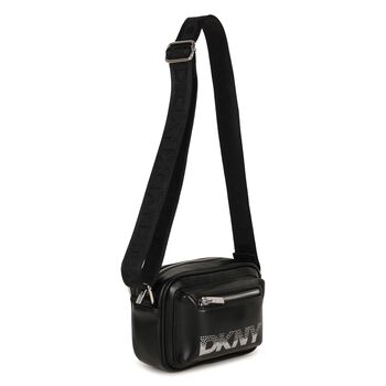 Girls Black Logo Bag
