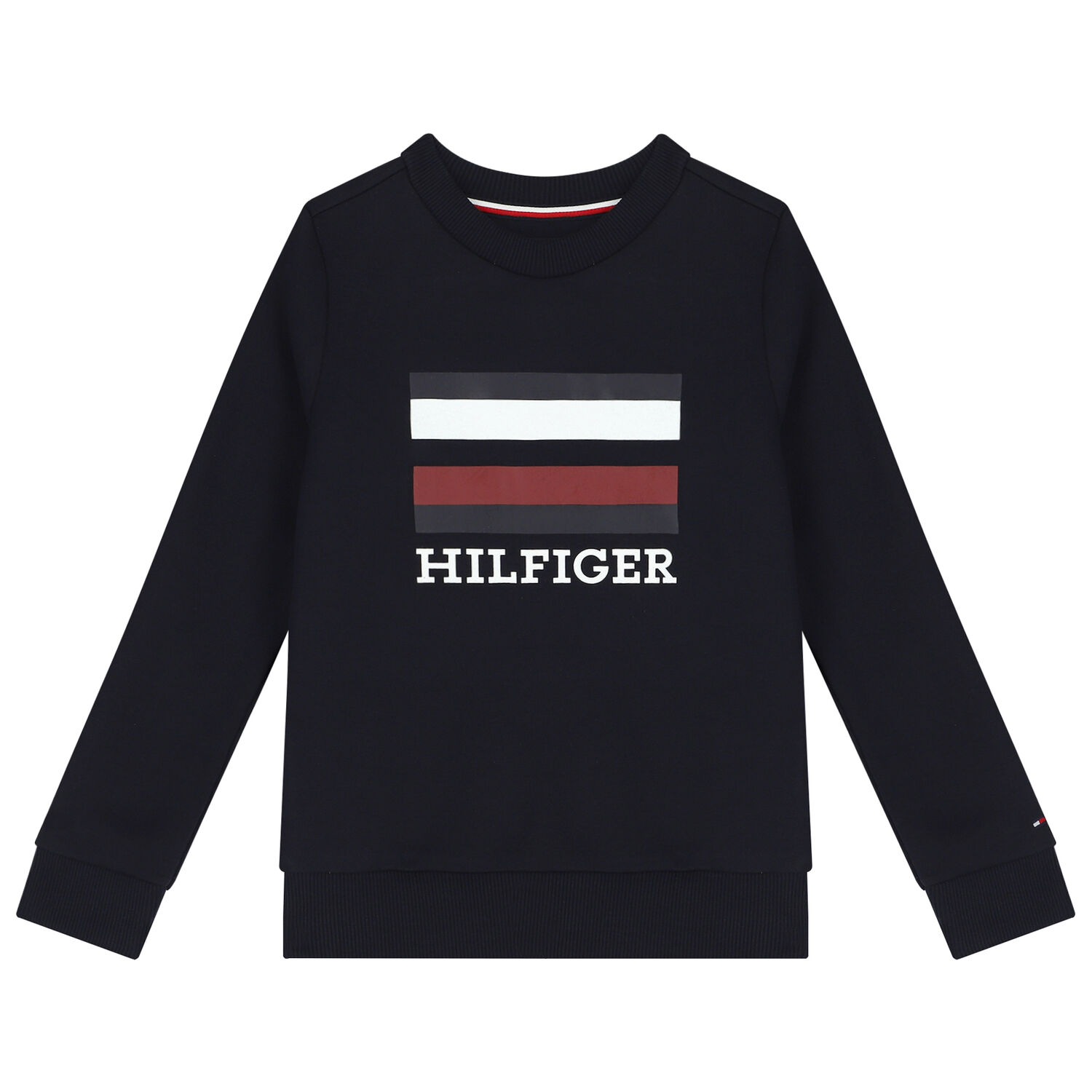Boys Navy Blue Logo Sweat Shirt, 1, hi-res image number null