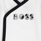 Baby Boys White & Black Logo Babygrow Gift Set, 1, hi-res