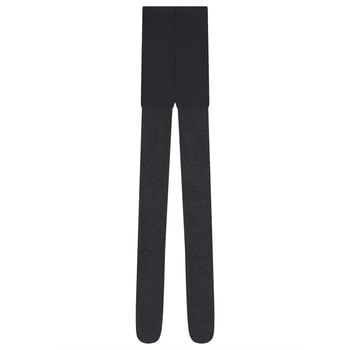 Girls Black Lurex Tights