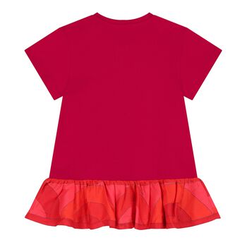 Younger Girls Red Logo Dress