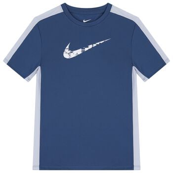 Boys Blue Logo Dri-Fit T-Shirt
