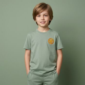 Boys Green Medusa T-Shirt