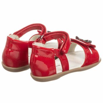 Younger Girls Red Patent Sandals