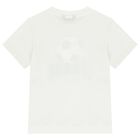 Boys White Football T-Shirt, 1, hi-res