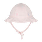 Baby Girls Pink Logo Hat, 1, hi-res