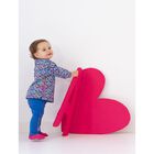 Girl Blue Heart Leggings Set, 1, hi-res