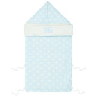 Baby Boys Blue & Ivory Logo Nest, 2, hi-res