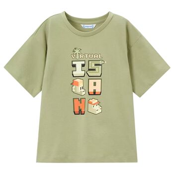 Boys Green T-Shirt