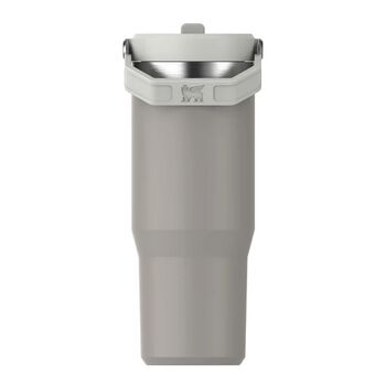 Grey Ice Flow Flip Straw Tumbler