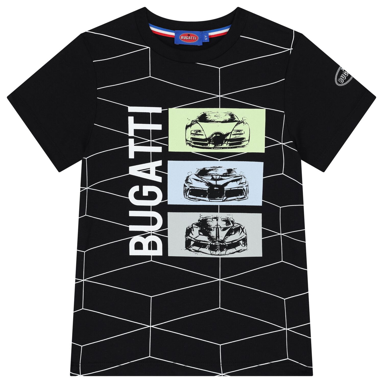 Boys Black Logo T-Shirt, 2, hi-res