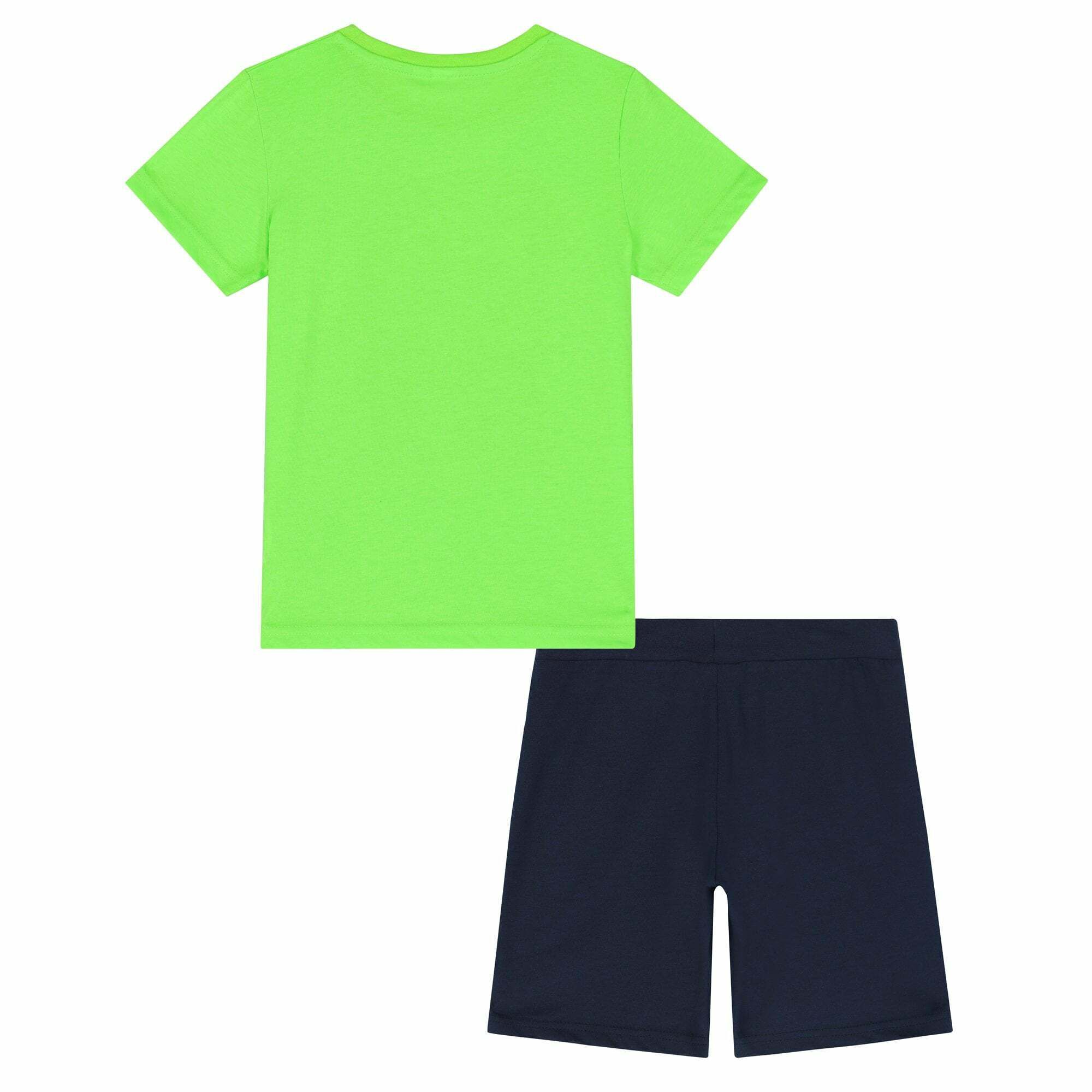 Boys neon green shorts