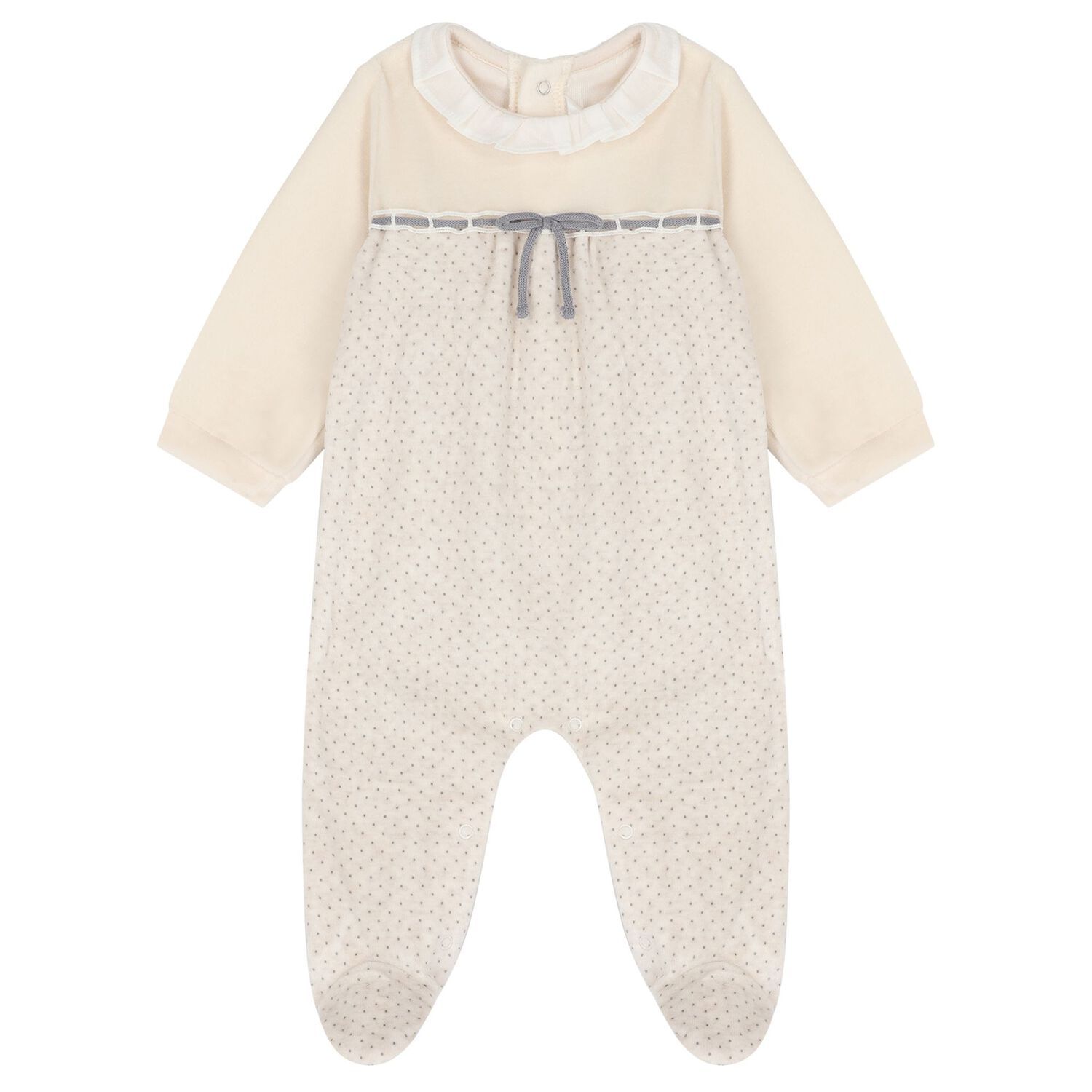 Baby Girls Ivory Babygrows ( 2-Pack ), 1, hi-res
