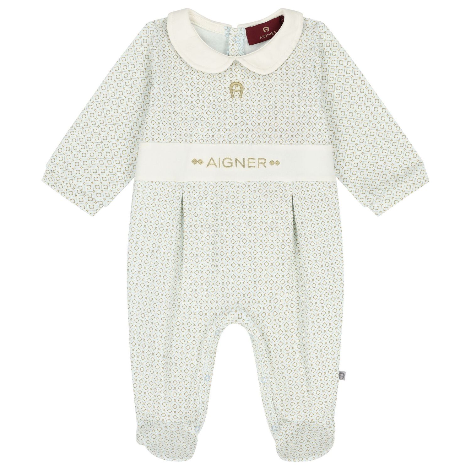 Baby Boys Blue Logo Babygrow Gift Set, 1, hi-res image number null