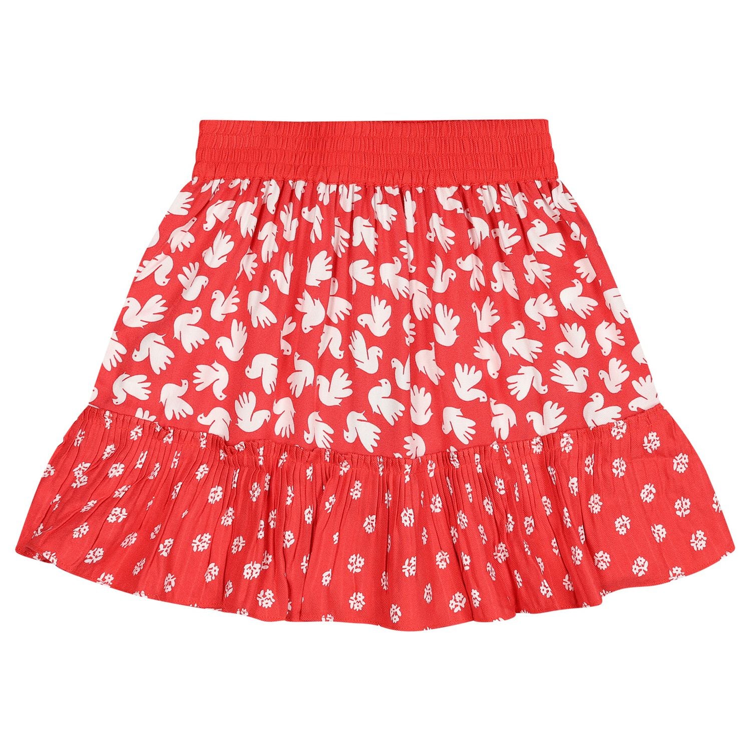 Girls Red Dove Skirt, 1, hi-res