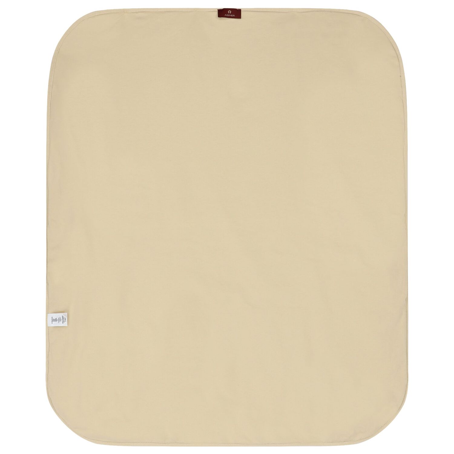 White & Beige Logo Baby Blanket, 3, hi-res
