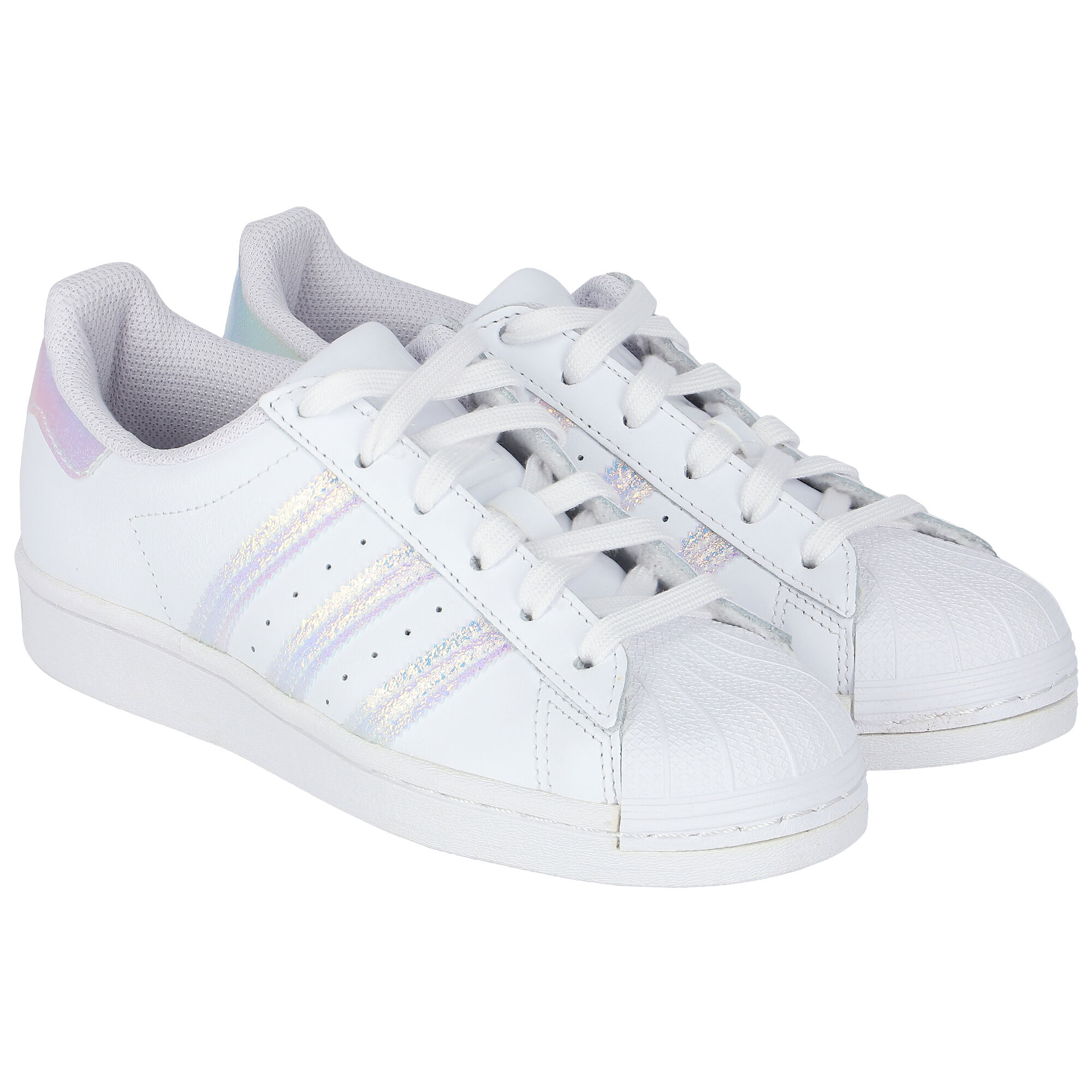 adidas Originals Girls White Superstar Trainers Junior Couture USA
