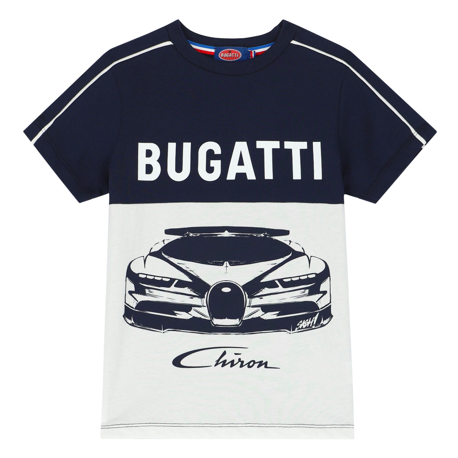 Boys Navy & White Logo T-Shirt, 3, hi-res image number null