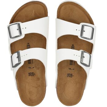 White Arizona Sandals
