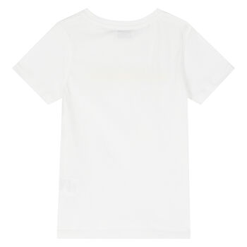 Boys White Logo T-Shirt