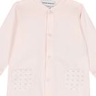 Baby Girls Pink & White Logo Babygrow Set, 2, hi-res