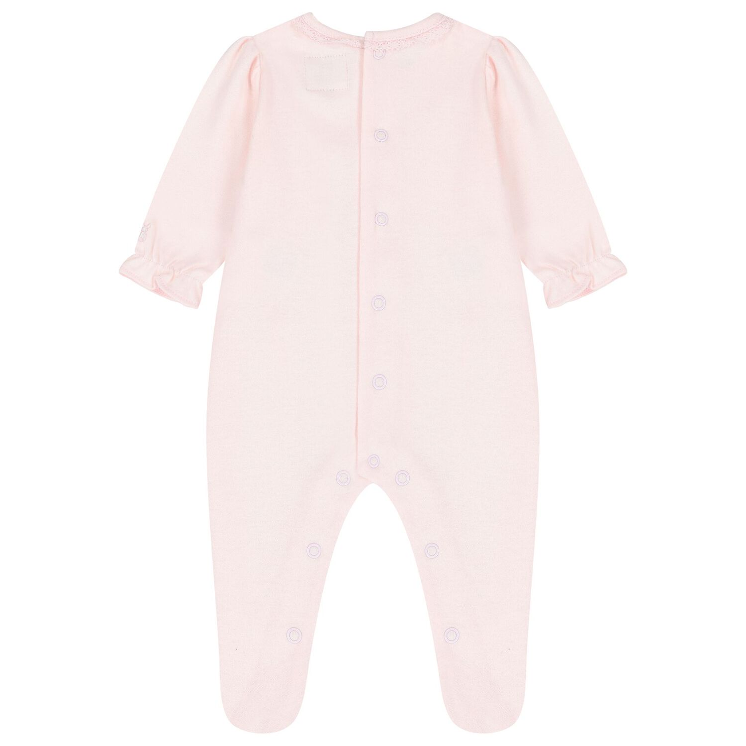 Baby Girls Pink Floral Babygrow Set, 1, hi-res