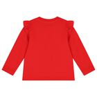 Younger Girls Red & Ivory Teddy Bear Logo Leggings Set, 1, hi-res