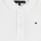 Boys White Logo Polo Shirt, 3, hi-res
