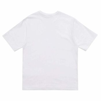 Boys White Taxi Print T-Shirt