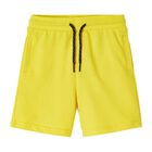 Boys Yellow Cotton Shorts, 6, hi-res