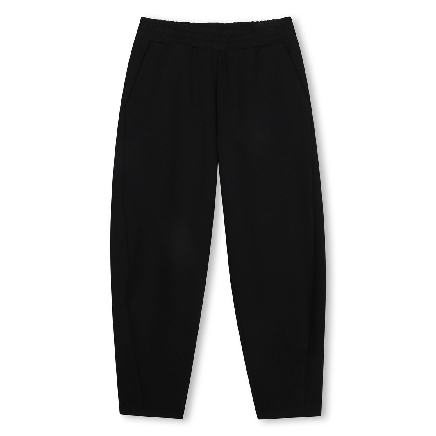 Girls Black Logo Joggers, 1, hi-res