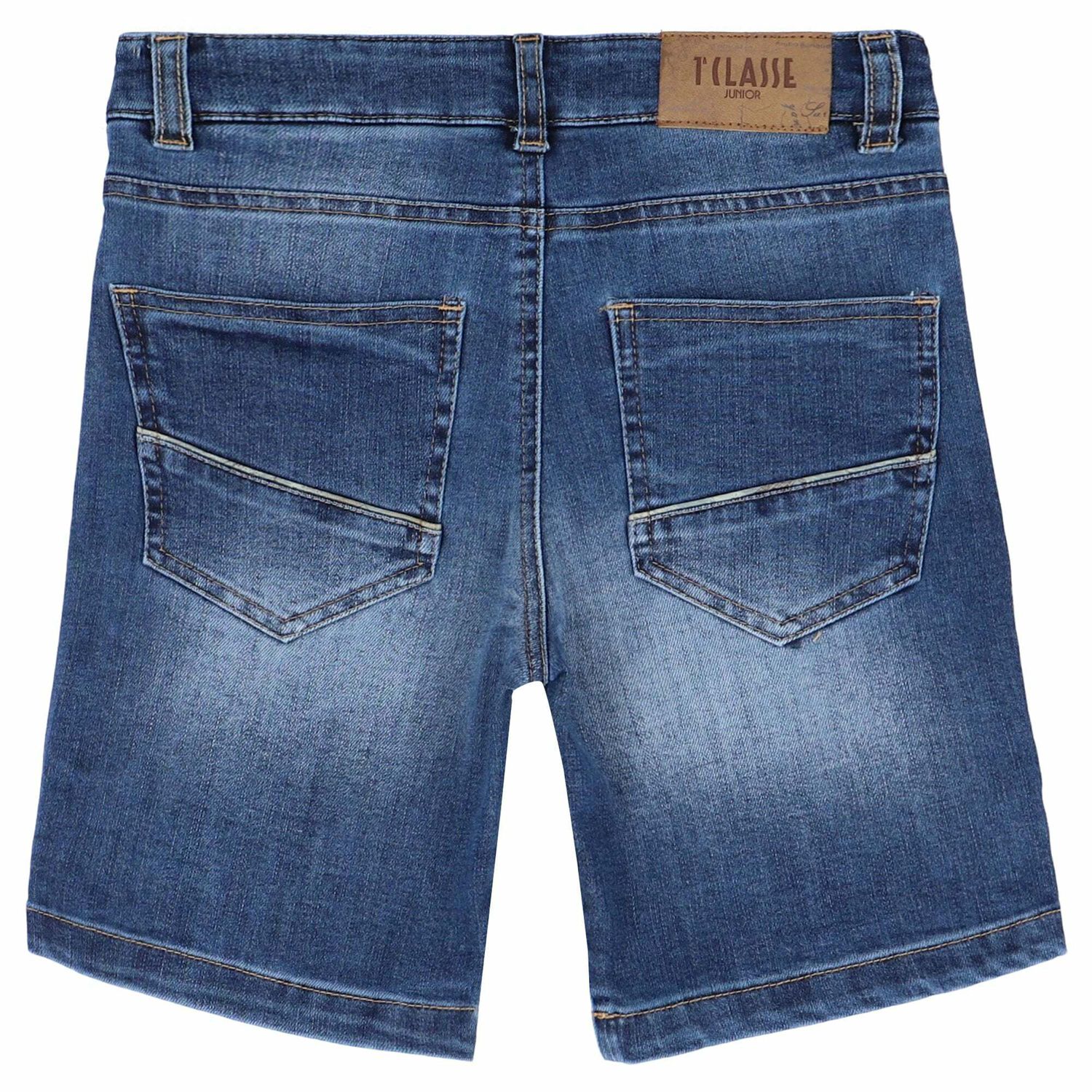 Boys Blue Denim Shorts, 1, hi-res image number null